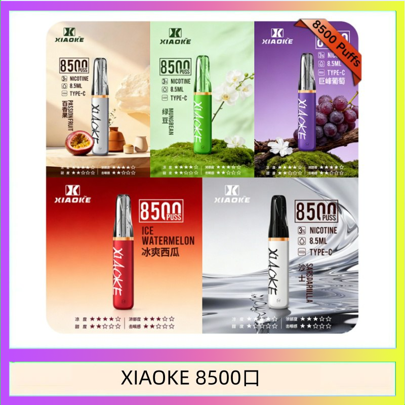 梟客XIAOKE一次性電子菸拋棄式8500口